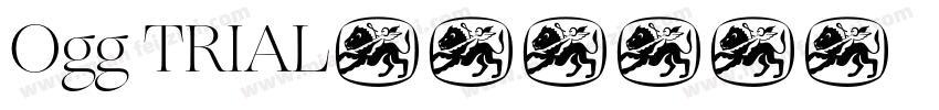 Ogg TRIAL字体转换